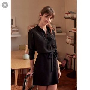 Sezane black dress